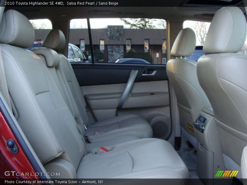 Salsa Red Pearl / Sand Beige 2010 Toyota Highlander SE 4WD