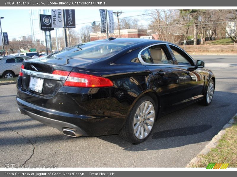 Ebony Black / Champagne/Truffle 2009 Jaguar XF Luxury