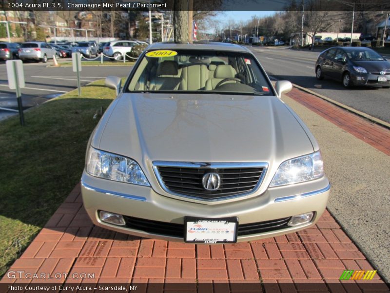 Champagne Mist Pearl / Parchment 2004 Acura RL 3.5