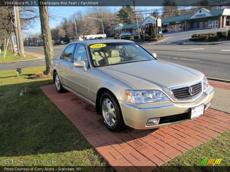 Champagne Mist Pearl / Parchment 2004 Acura RL 3.5
