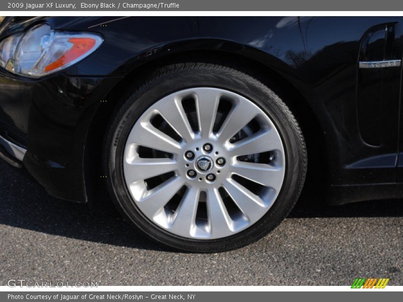 Ebony Black / Champagne/Truffle 2009 Jaguar XF Luxury
