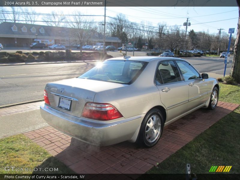 Champagne Mist Pearl / Parchment 2004 Acura RL 3.5