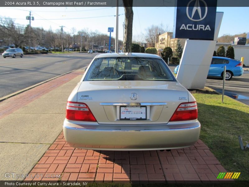 Champagne Mist Pearl / Parchment 2004 Acura RL 3.5