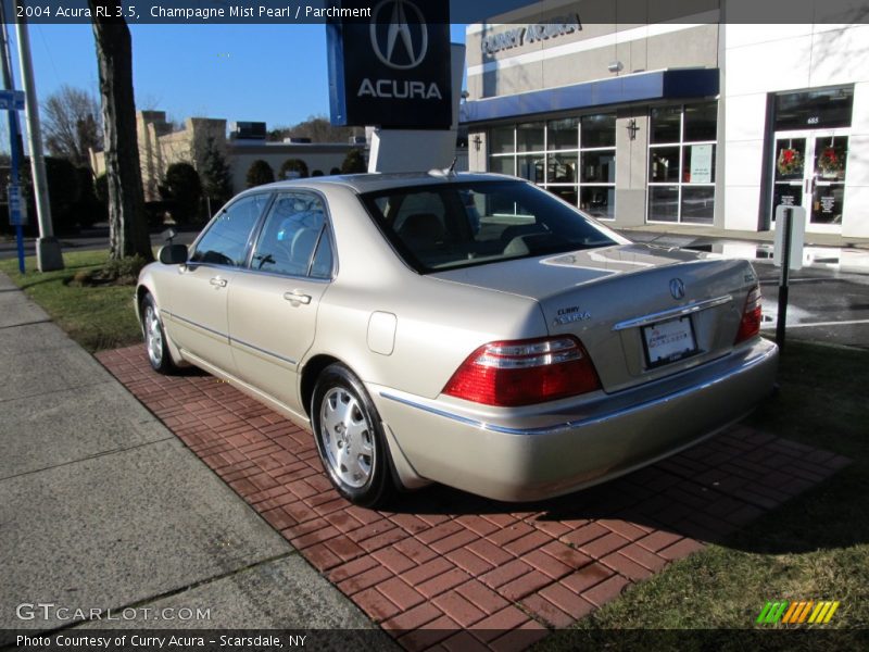 Champagne Mist Pearl / Parchment 2004 Acura RL 3.5