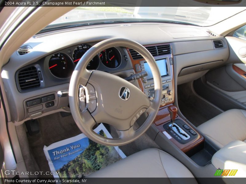 Champagne Mist Pearl / Parchment 2004 Acura RL 3.5
