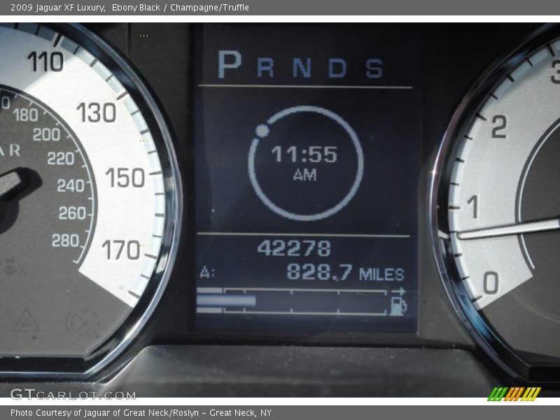 Ebony Black / Champagne/Truffle 2009 Jaguar XF Luxury