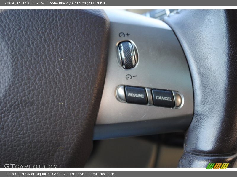 Ebony Black / Champagne/Truffle 2009 Jaguar XF Luxury