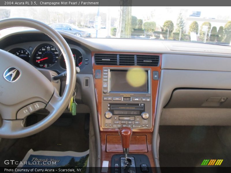 Champagne Mist Pearl / Parchment 2004 Acura RL 3.5