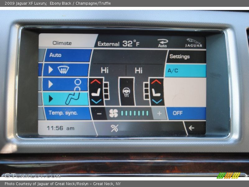 Ebony Black / Champagne/Truffle 2009 Jaguar XF Luxury