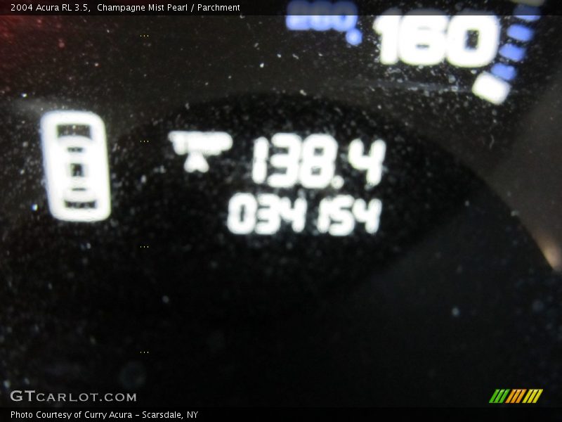 Champagne Mist Pearl / Parchment 2004 Acura RL 3.5