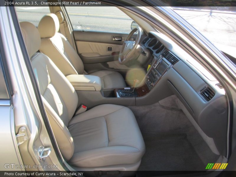 Champagne Mist Pearl / Parchment 2004 Acura RL 3.5