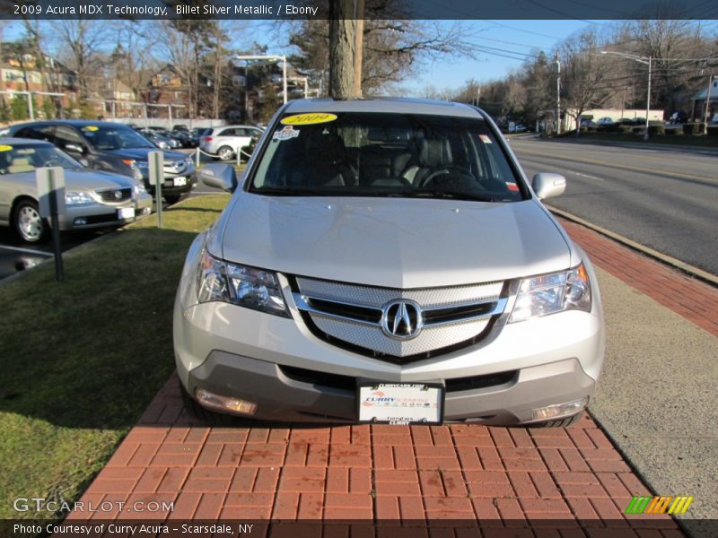 Billet Silver Metallic / Ebony 2009 Acura MDX Technology