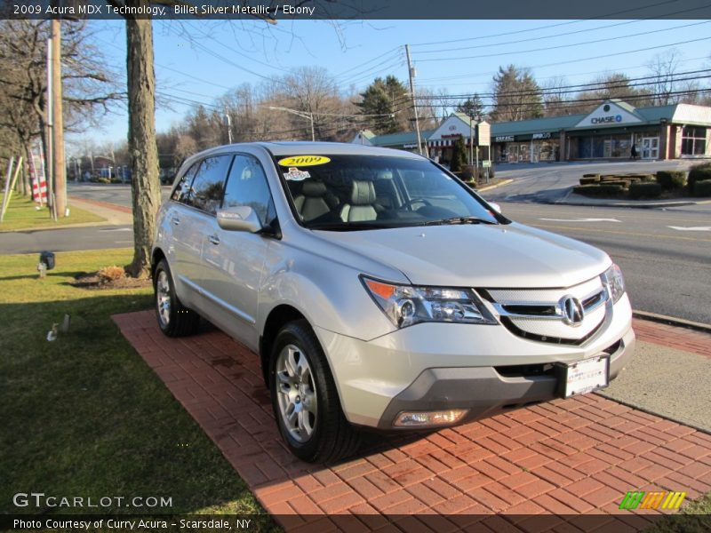 Billet Silver Metallic / Ebony 2009 Acura MDX Technology