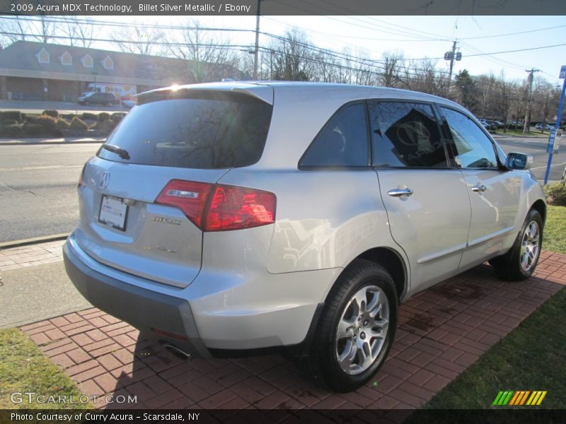 Billet Silver Metallic / Ebony 2009 Acura MDX Technology