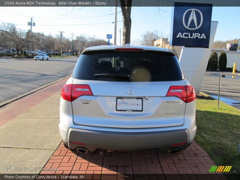 Billet Silver Metallic / Ebony 2009 Acura MDX Technology