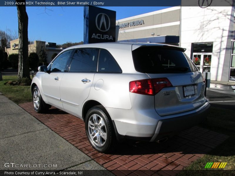 Billet Silver Metallic / Ebony 2009 Acura MDX Technology