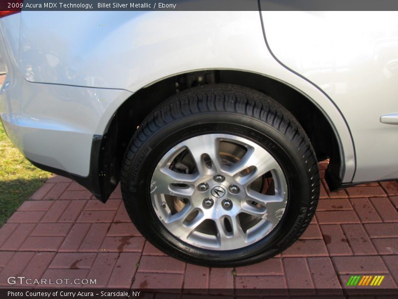 Billet Silver Metallic / Ebony 2009 Acura MDX Technology