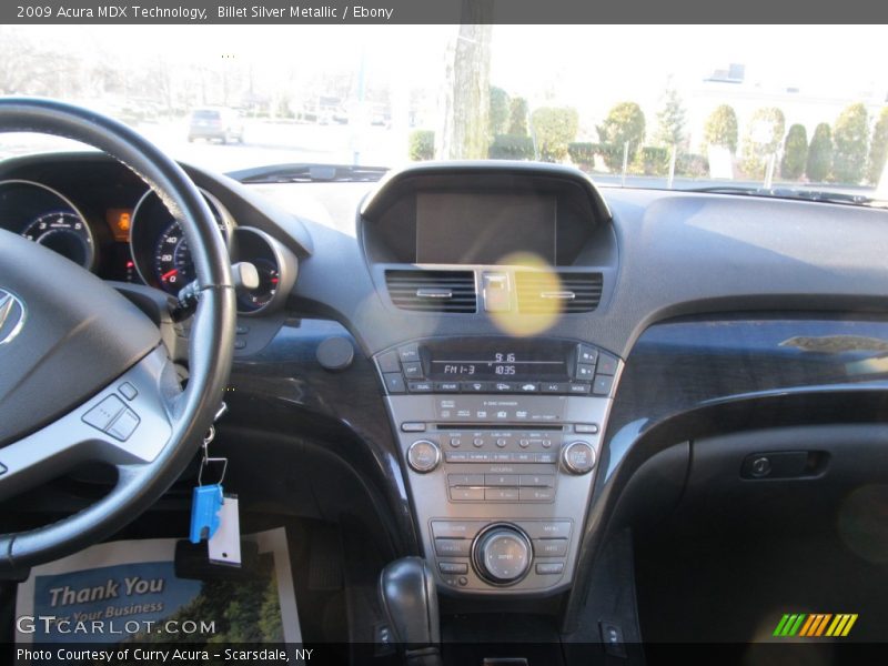 Billet Silver Metallic / Ebony 2009 Acura MDX Technology