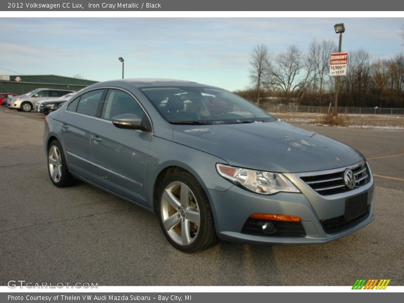 Iron Gray Metallic / Black 2012 Volkswagen CC Lux
