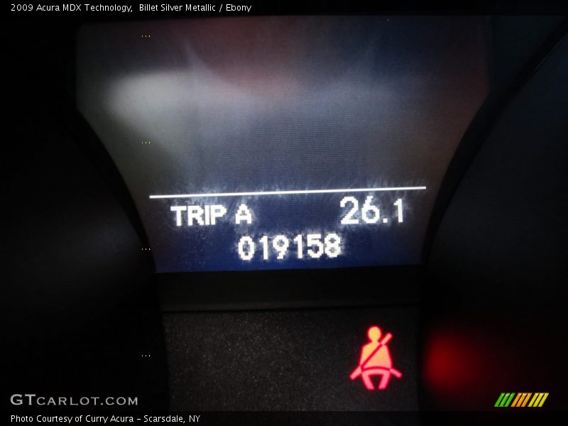 Billet Silver Metallic / Ebony 2009 Acura MDX Technology