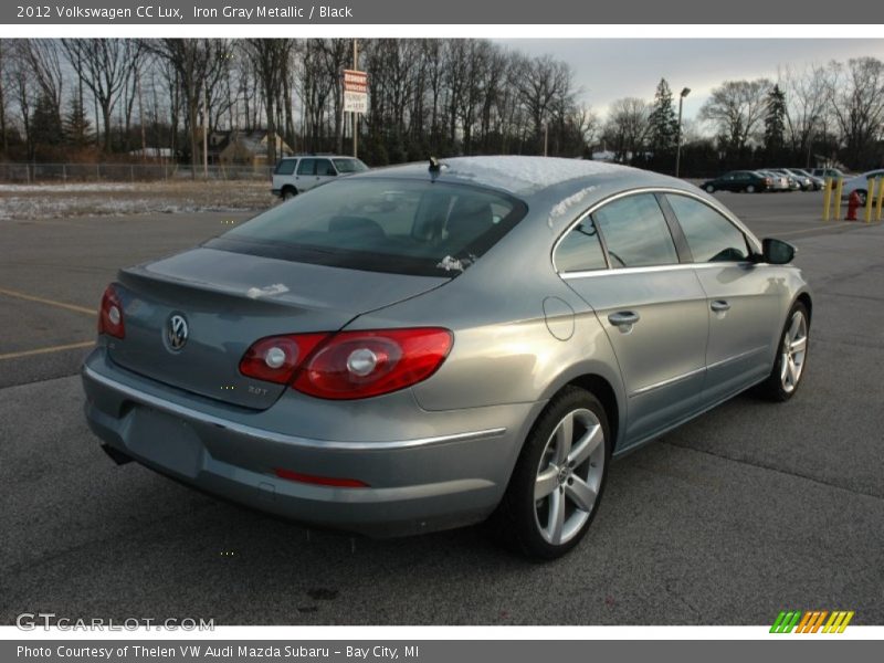 Iron Gray Metallic / Black 2012 Volkswagen CC Lux