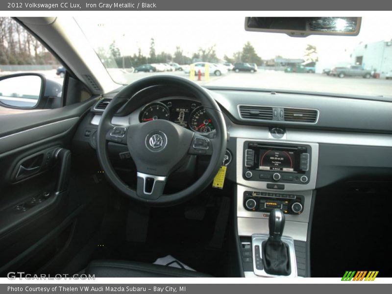 Iron Gray Metallic / Black 2012 Volkswagen CC Lux