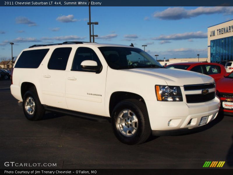 Summit White / Ebony 2011 Chevrolet Suburban LT 4x4