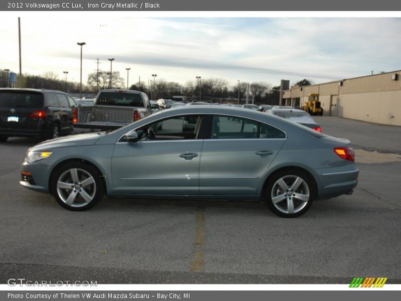 Iron Gray Metallic / Black 2012 Volkswagen CC Lux