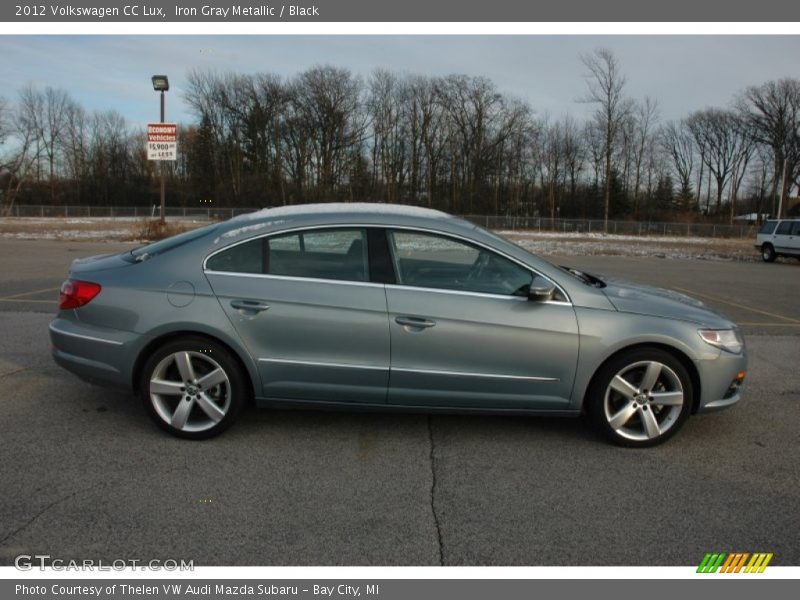 Iron Gray Metallic / Black 2012 Volkswagen CC Lux