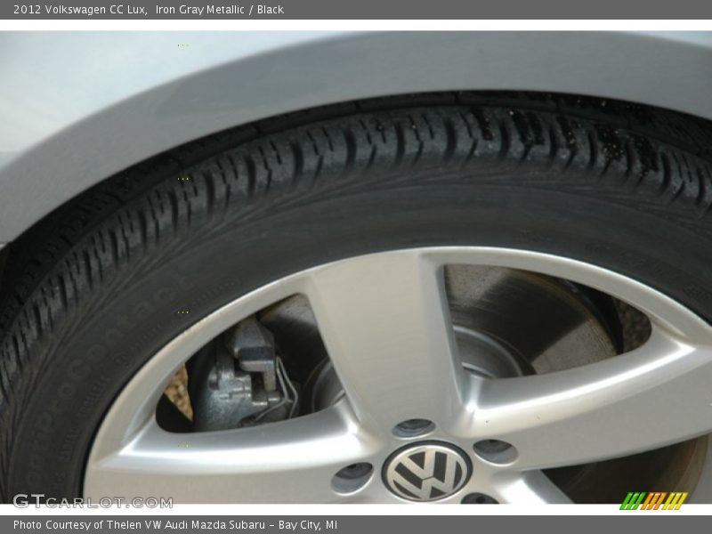 Iron Gray Metallic / Black 2012 Volkswagen CC Lux