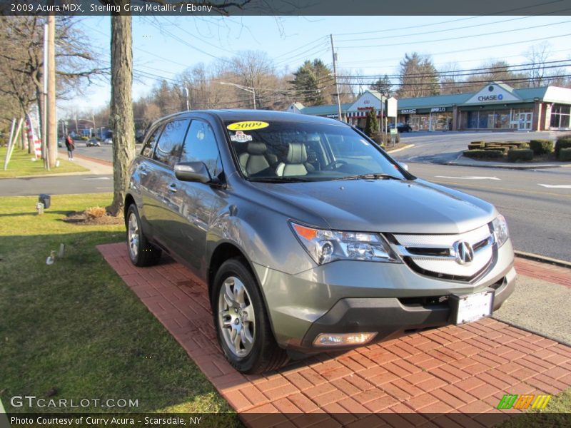 Sterling Gray Metallic / Ebony 2009 Acura MDX