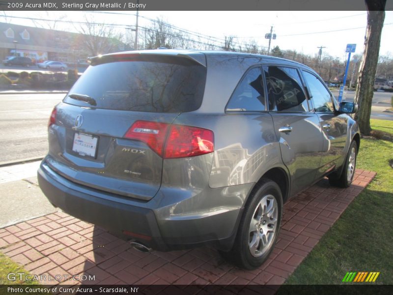 Sterling Gray Metallic / Ebony 2009 Acura MDX