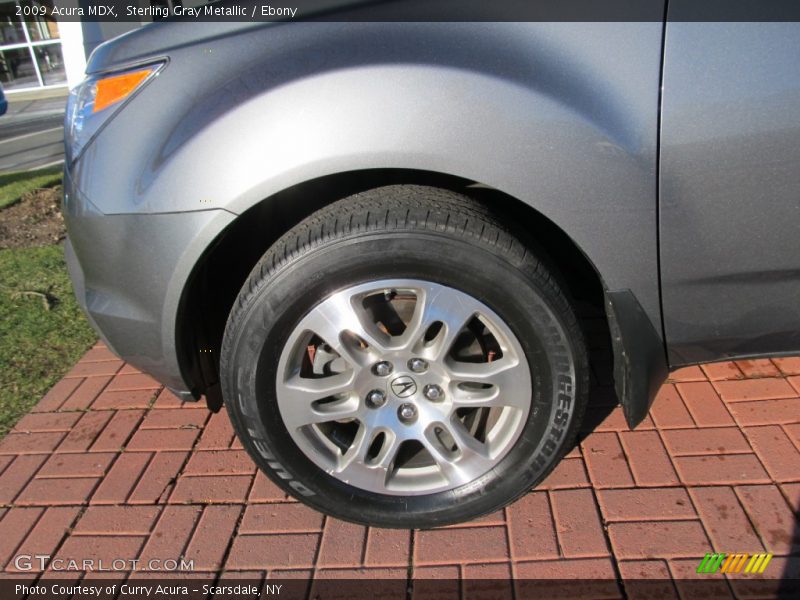 Sterling Gray Metallic / Ebony 2009 Acura MDX