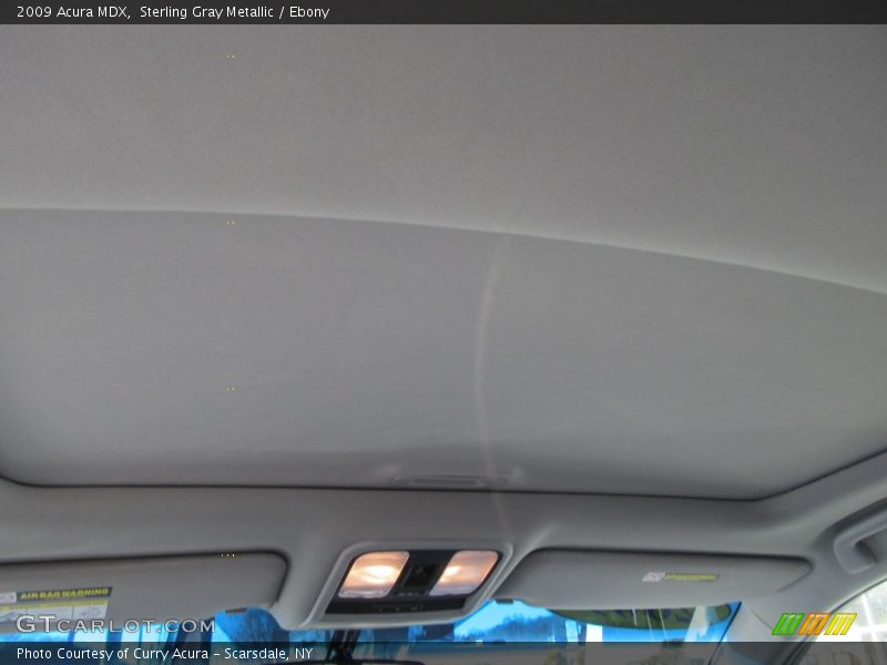Sterling Gray Metallic / Ebony 2009 Acura MDX