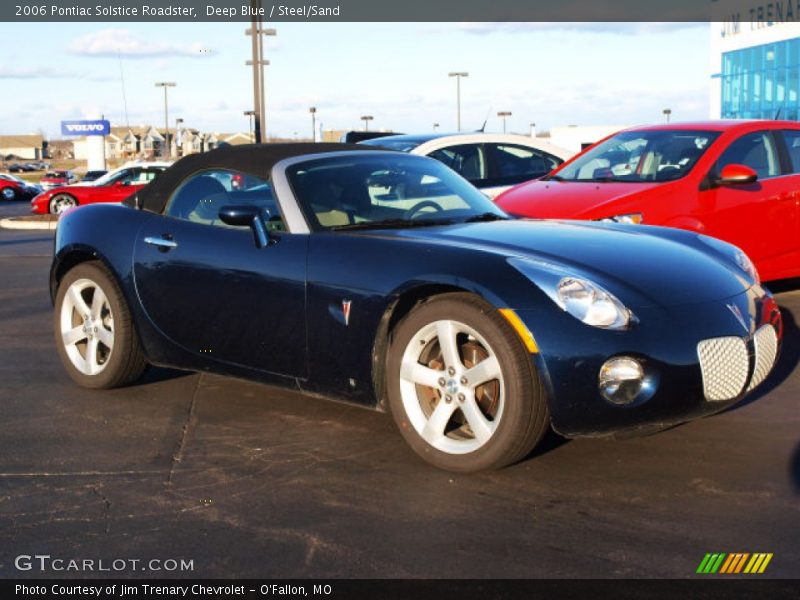 Deep Blue / Steel/Sand 2006 Pontiac Solstice Roadster