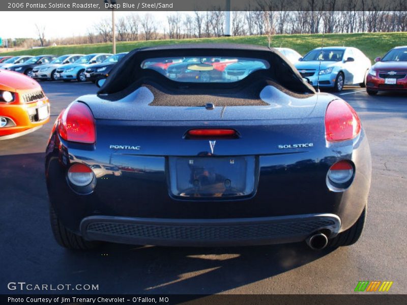 Deep Blue / Steel/Sand 2006 Pontiac Solstice Roadster