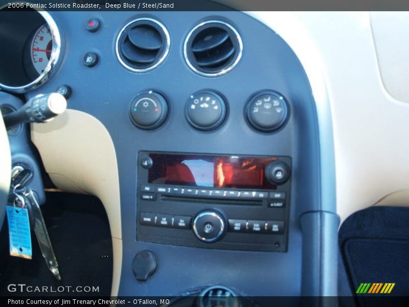 Deep Blue / Steel/Sand 2006 Pontiac Solstice Roadster