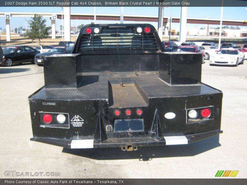 Brilliant Black Crystal Pearl / Medium Slate Gray 2007 Dodge Ram 3500 SLT Regular Cab 4x4 Chassis