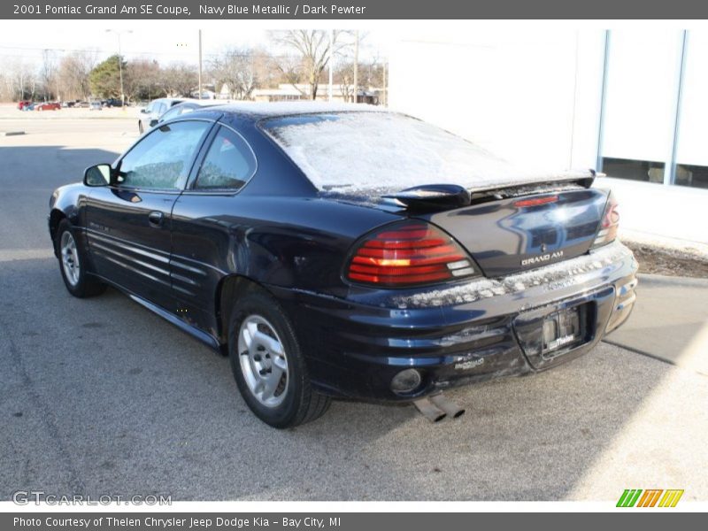 Navy Blue Metallic / Dark Pewter 2001 Pontiac Grand Am SE Coupe