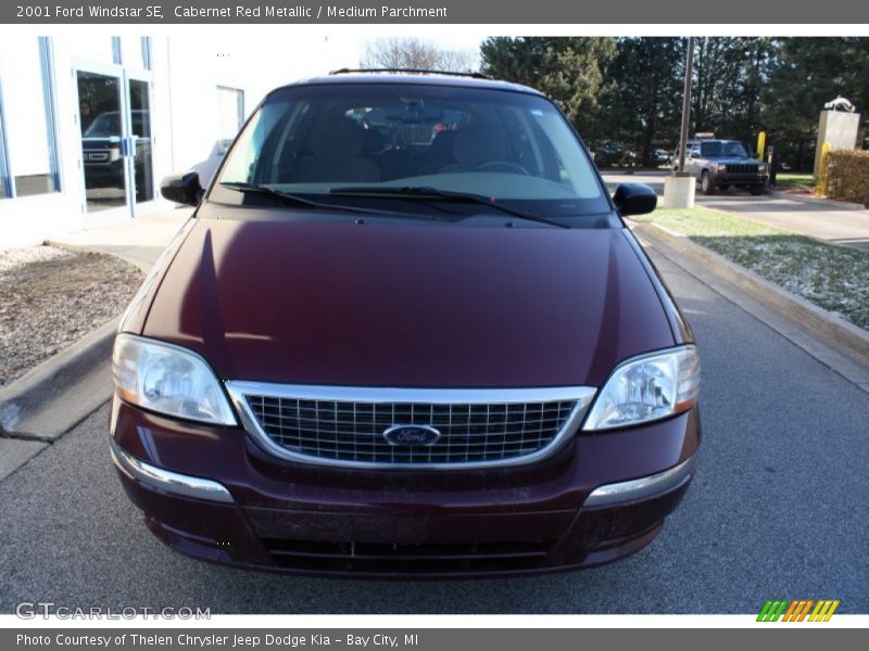 Cabernet Red Metallic / Medium Parchment 2001 Ford Windstar SE