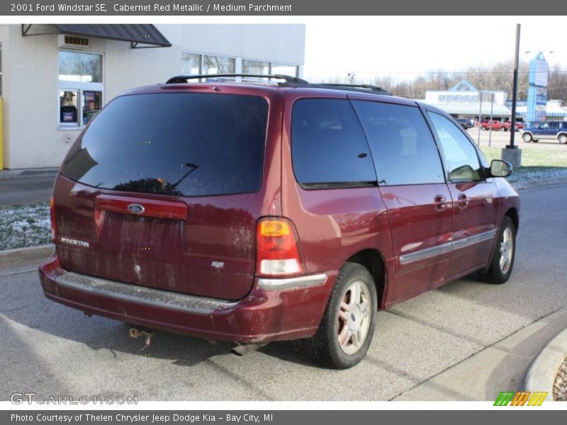 Cabernet Red Metallic / Medium Parchment 2001 Ford Windstar SE