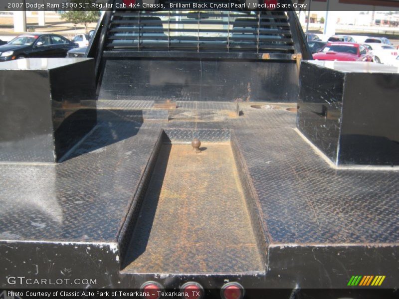 Brilliant Black Crystal Pearl / Medium Slate Gray 2007 Dodge Ram 3500 SLT Regular Cab 4x4 Chassis