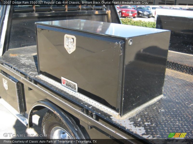 Brilliant Black Crystal Pearl / Medium Slate Gray 2007 Dodge Ram 3500 SLT Regular Cab 4x4 Chassis