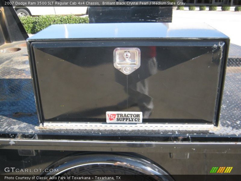 Brilliant Black Crystal Pearl / Medium Slate Gray 2007 Dodge Ram 3500 SLT Regular Cab 4x4 Chassis