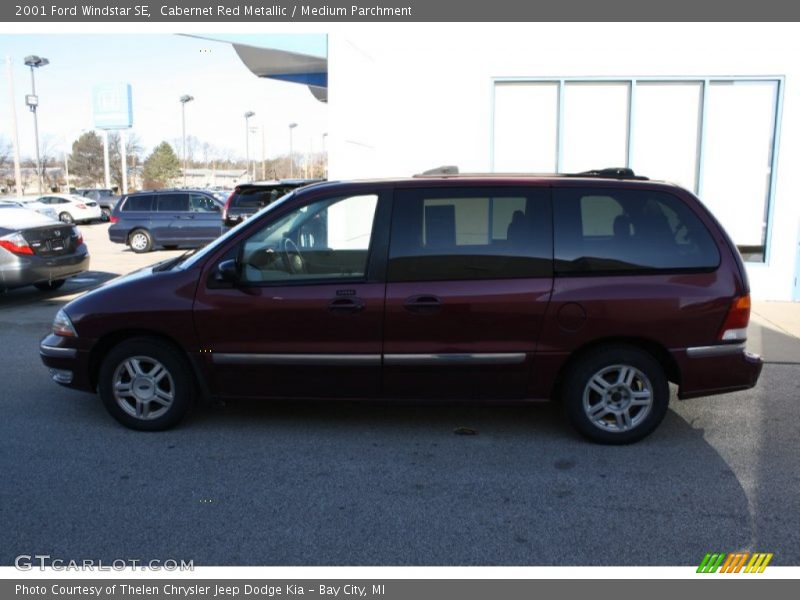 Cabernet Red Metallic / Medium Parchment 2001 Ford Windstar SE