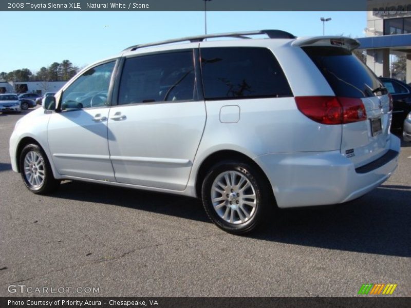 Natural White / Stone 2008 Toyota Sienna XLE