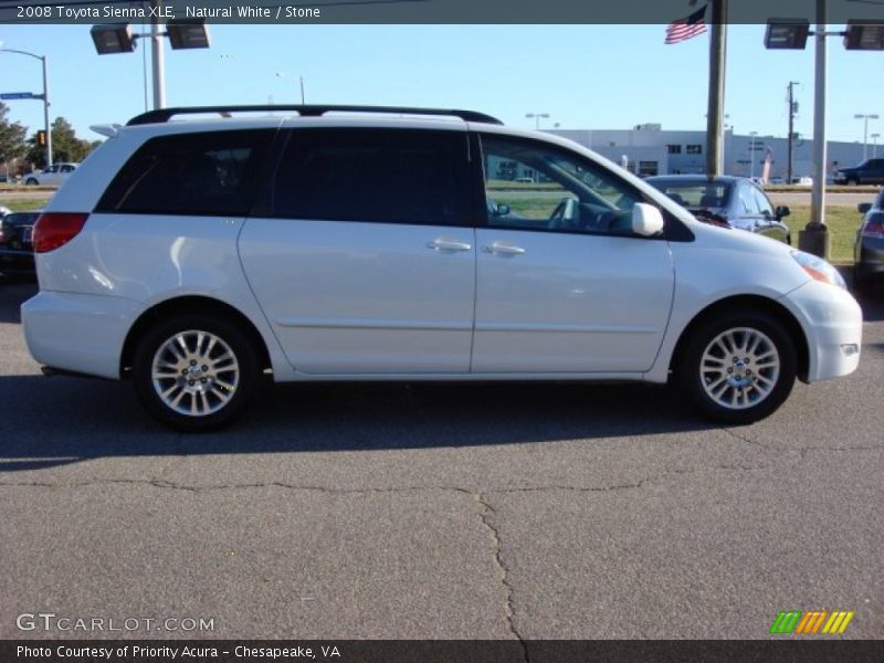 Natural White / Stone 2008 Toyota Sienna XLE