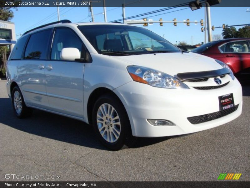 Natural White / Stone 2008 Toyota Sienna XLE