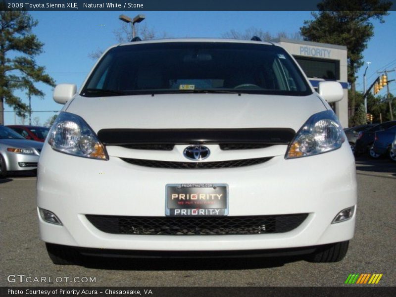 Natural White / Stone 2008 Toyota Sienna XLE