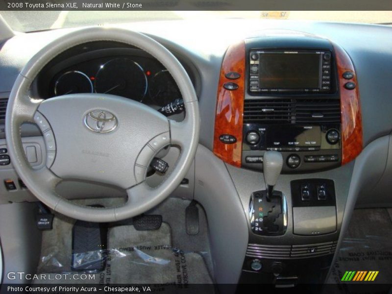 Natural White / Stone 2008 Toyota Sienna XLE
